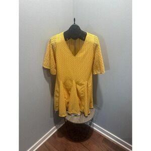 If She Loves Yellow Dress Small made in the USA